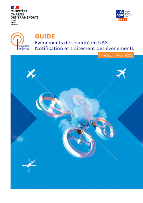 Page de garde du guide pour la ntification d'évènements de sécurité en UAS