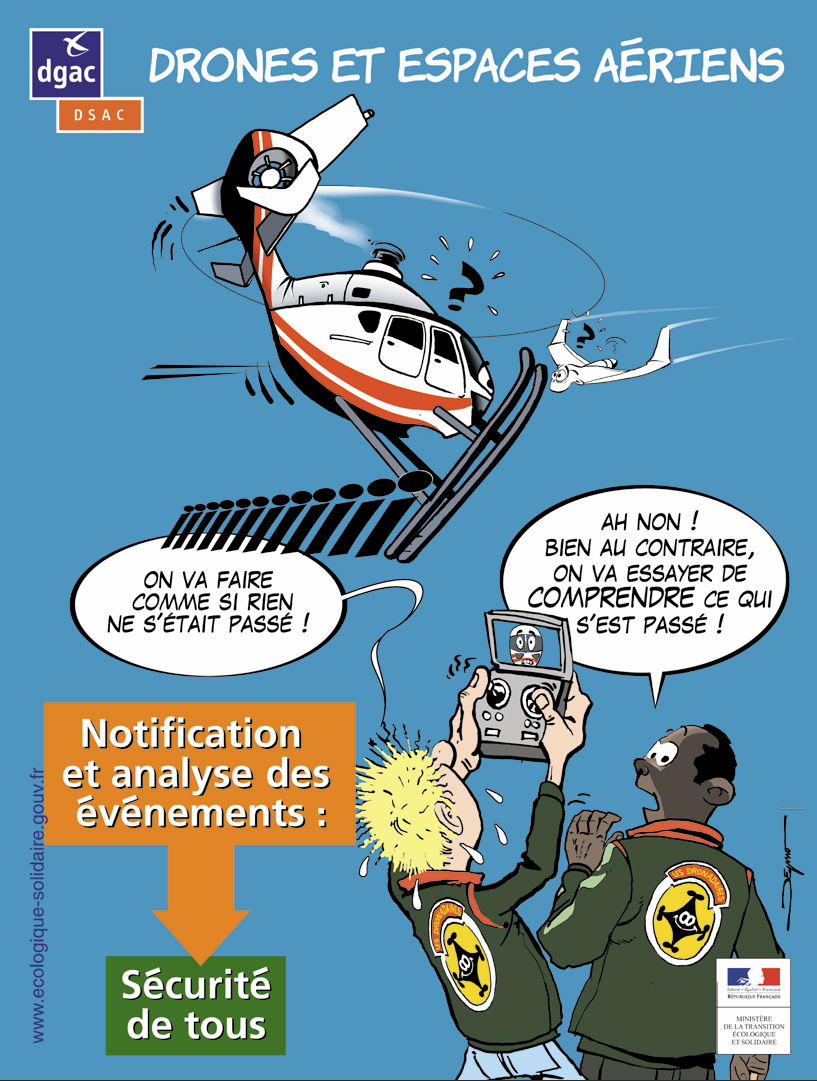 affiche pour la promotion de la notification des évènements de sécurité